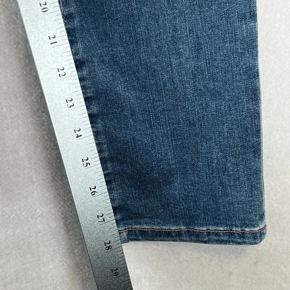 Haute Hippie Tribe Jeans Womens Size 0 Low Rise Skinny Medium Washed Denim Blue - Picture 11 of 11